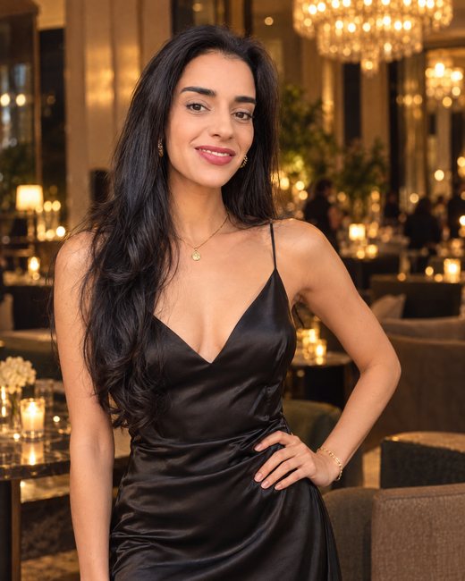 Photo créée avec l'IA, Soirée