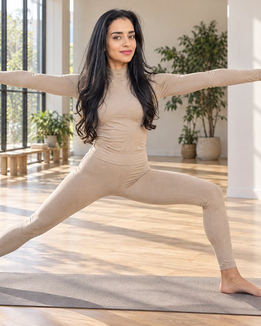 Photo créée avec l'IA, univers Zen et yoga